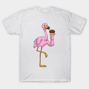 Flamingo with Muffin T-Shirt